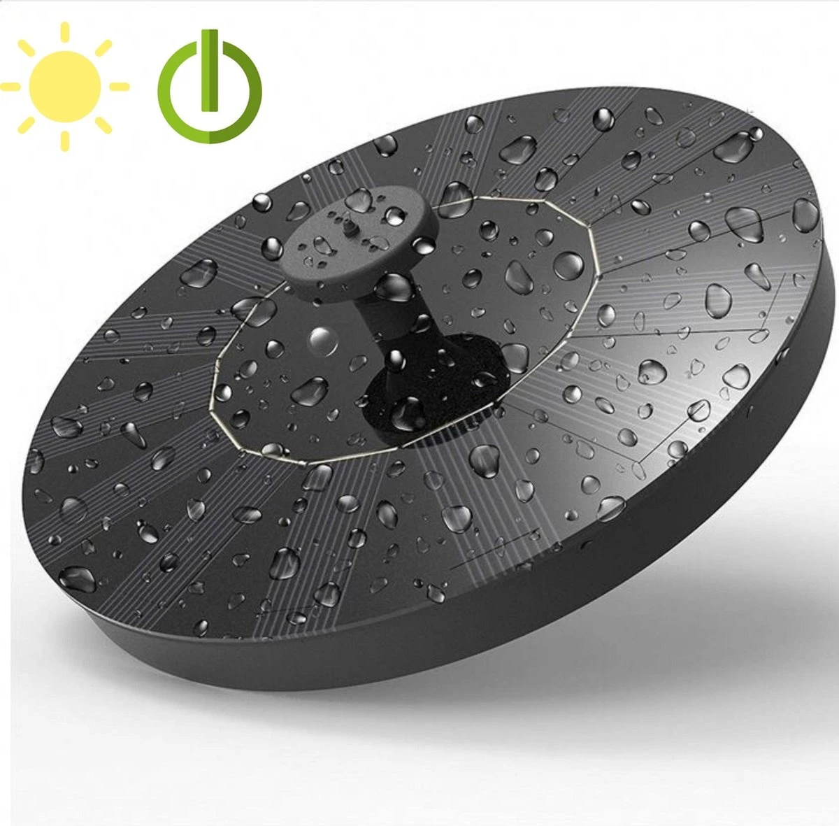 Solar Fontein Pomp - Zonne-energie - Tuin - Zwembad - Vijverdecoratie - Milieuvriendelijke Fontein - Vogelbad - 160mm 3 Solar Fontein Pomp - Zonne-energie - Tuin - Zwembad - Vijverdecoratie - Milieuvriendelijke Fontein - Vogelbad - 160mm