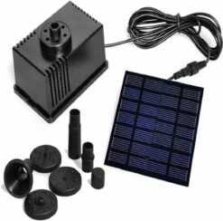 7 V / 1,5 W Zonnepaneel Aangedreven Fontein