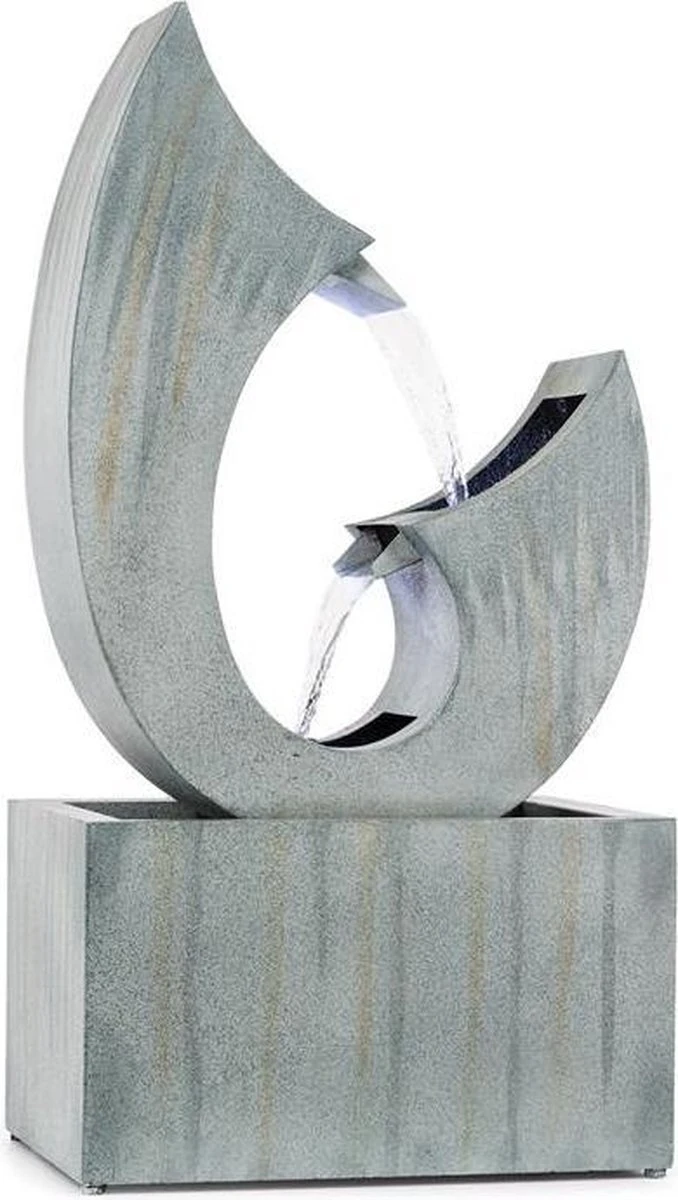 Trumpet Flow Tuinfontein In-/ Outdoor 8W Verzinkt Metaal Leds 3 Trumpet Flow Tuinfontein In-/ Outdoor 8W Verzinkt Metaal Leds