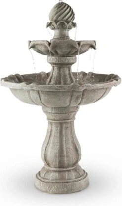 Vogelsbrunn Fontein 860x90cm 3W Solar Accu Betonlook