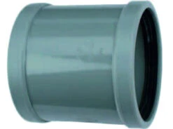 PVC Overschuifmof 2 X Manchet 40mm Wavin