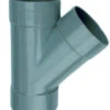 PVC T-Stuk 45° 3 X Mof 90mm Wavin 2 PVC T-Stuk 45° 3 X Mof 90mm Wavin -Vis Product Winkel ff444 1 1 1 1 1 9