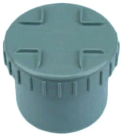 PVC Eindstuk Met Schroefdeksel 125 Mm Wavin