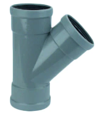 PVC T-Stuk 45° Manchet - 3 X Mof 160 Mm Wavin 3 PVC T-Stuk 45° Manchet - 3 X Mof 160 Mm Wavin