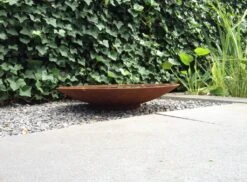 Waterschaal Cortenstaal 60 Cm.