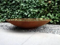 Waterschaal Cortenstaal 80 Cm.