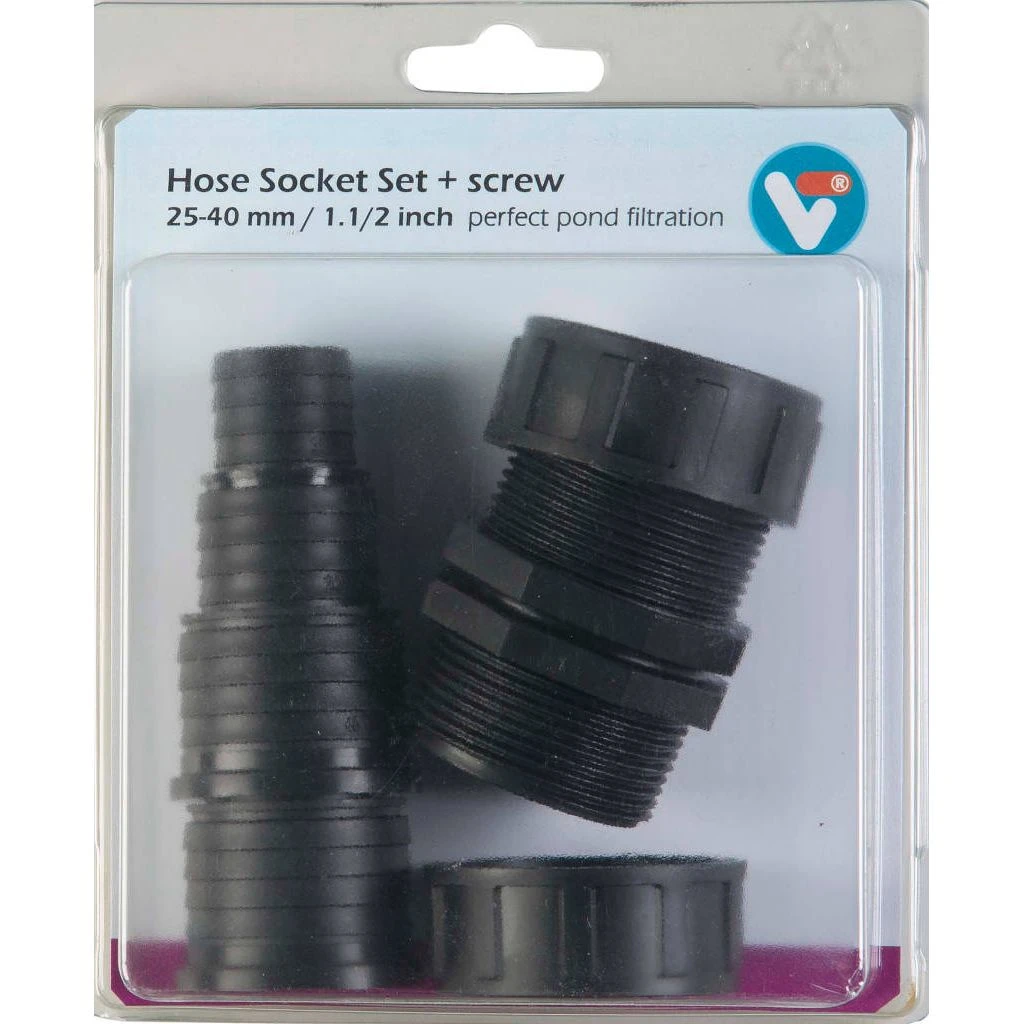 Vijvertechniek Slang Verbindigsstuk 3/4 Inch M/v 25-40mm 3 Vijvertechniek Slang Verbindigsstuk 3/4 Inch M/v 25-40mm